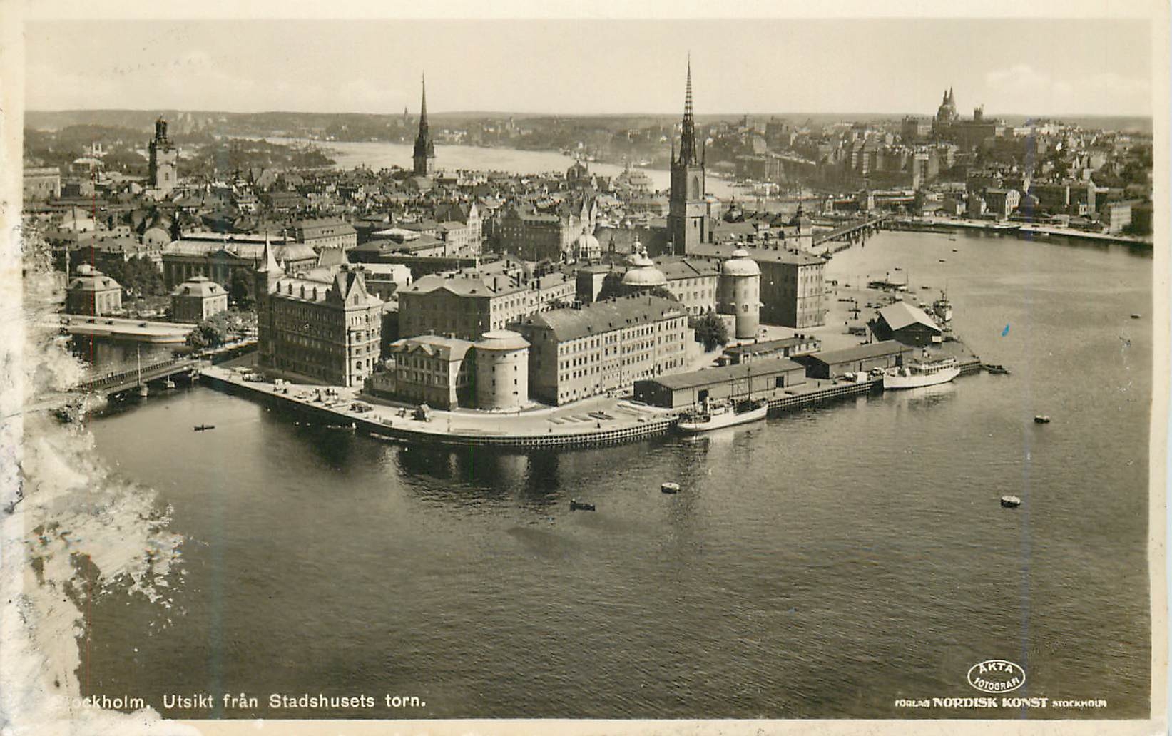 CPM Stockholm Utsikt fran Stadshussets torn