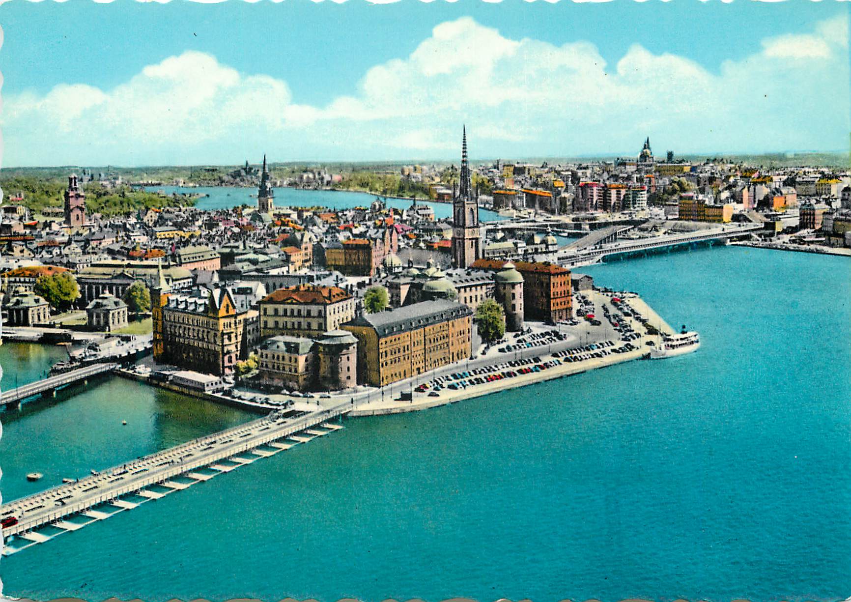 CPM Stockholm Riddarholmen och Gamla Sta'n fran Stadshusets forn