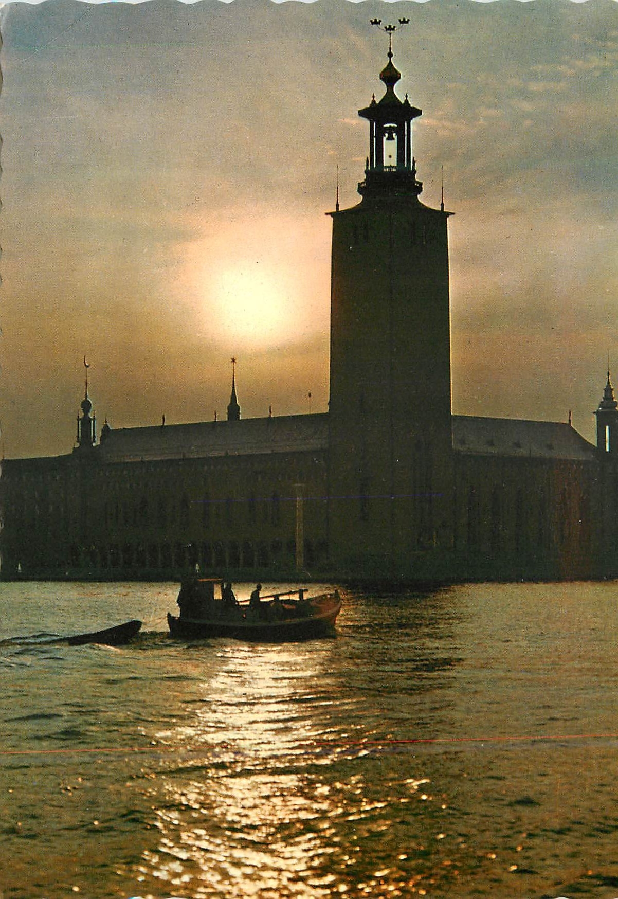 CPM Stockholm Stadshuset The City Hall at sunset