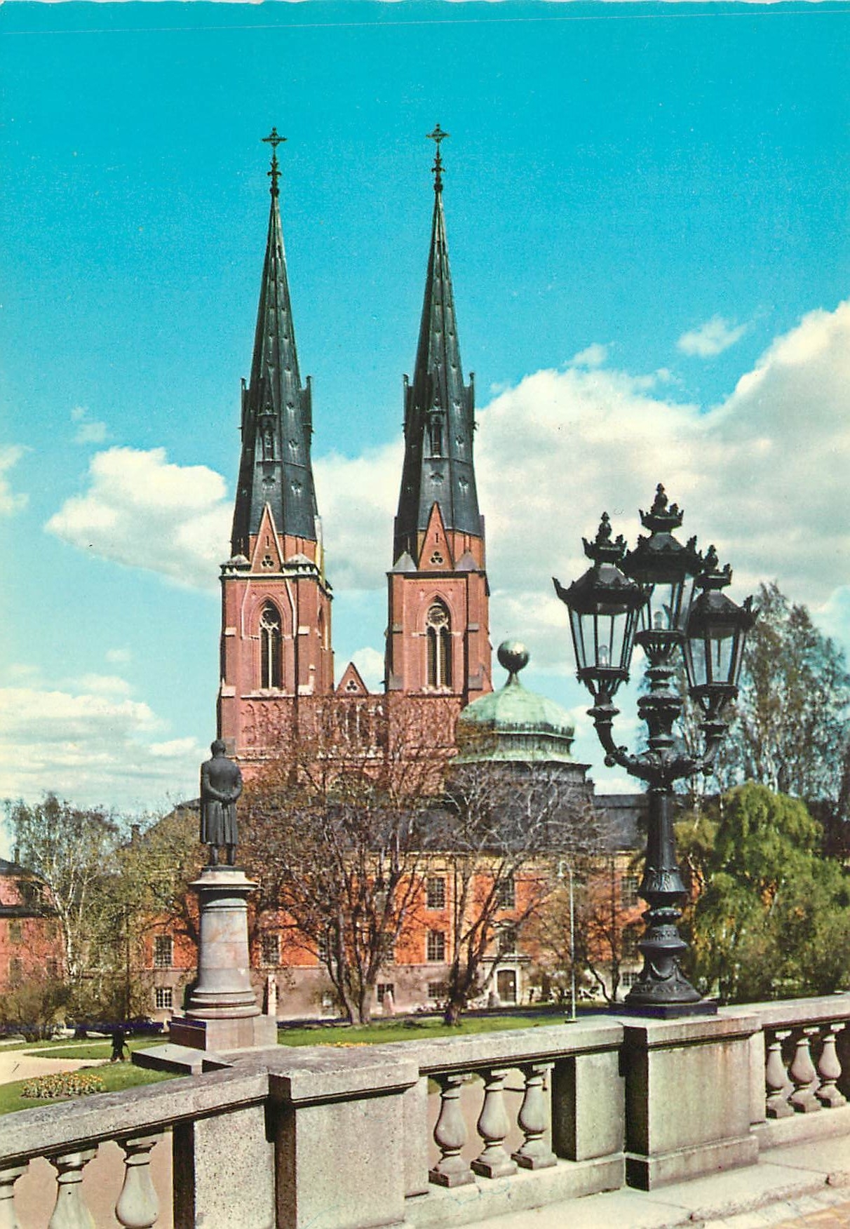 CPM Uppsala The Cathedral and Gustavianum seen from the University