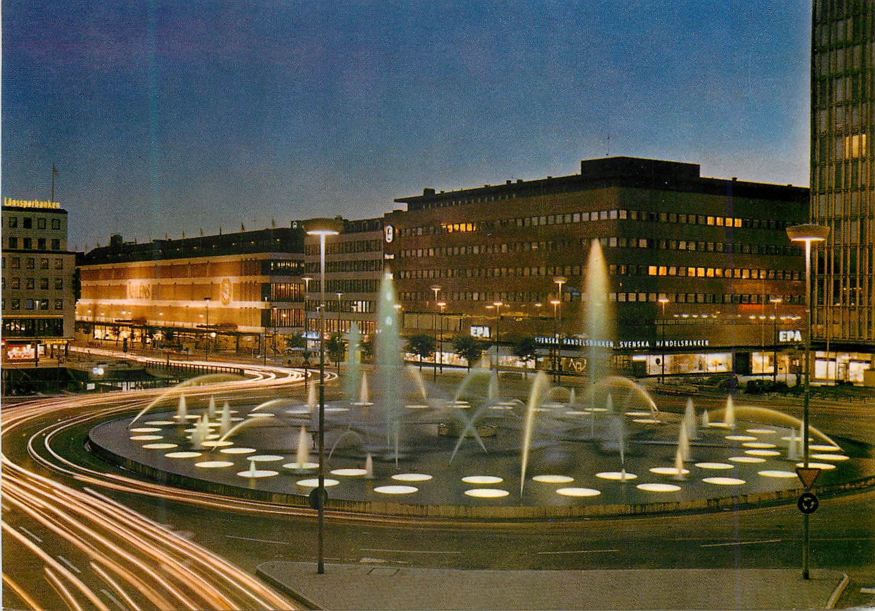 CPM Stockholm Sergela torg by night