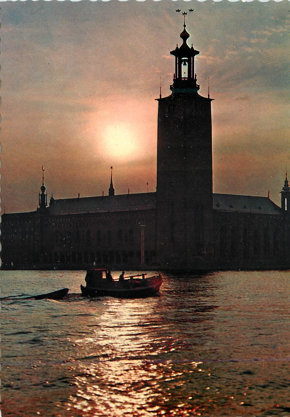 CPM Stockholm The City Hall at sunset
