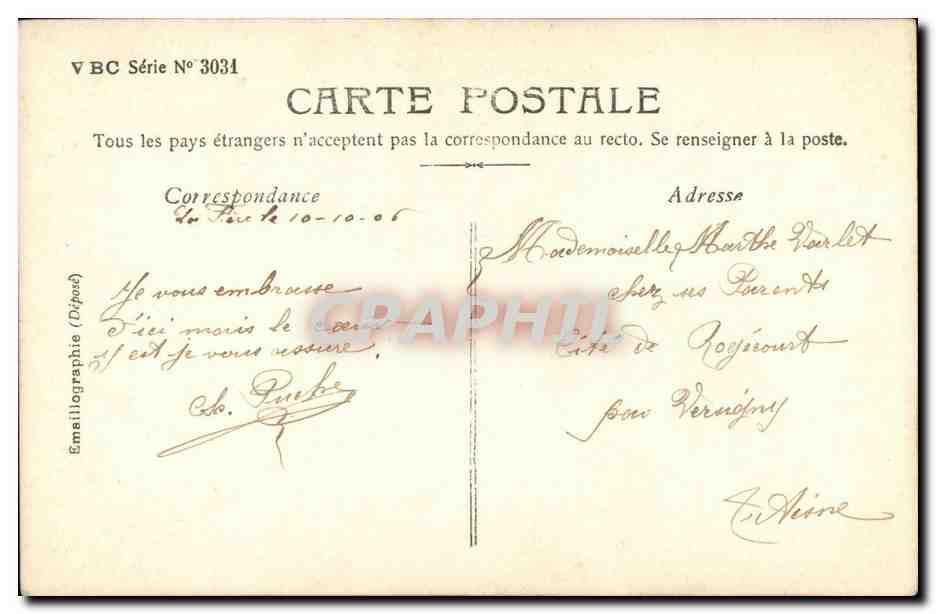 Fantaisie - Jeanette - L'accord fut tot conclut le baaiser qui scella leur entente -Marthe Varlet - CPA  — Rückseite
