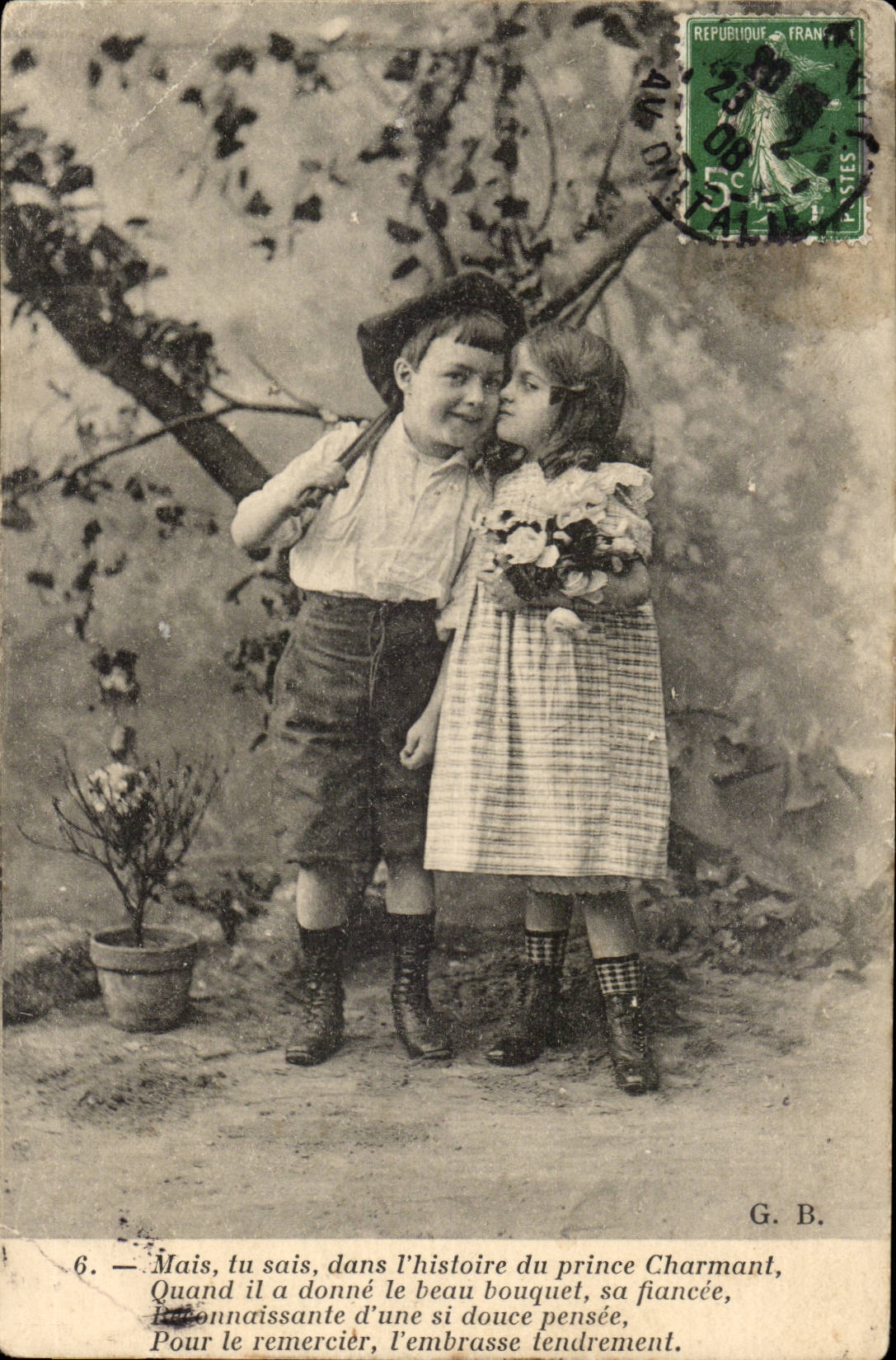 Fantaisie - Enfants - mais tu sais dans l'histoire du prince charmant -Marthe Varlet - CPA 