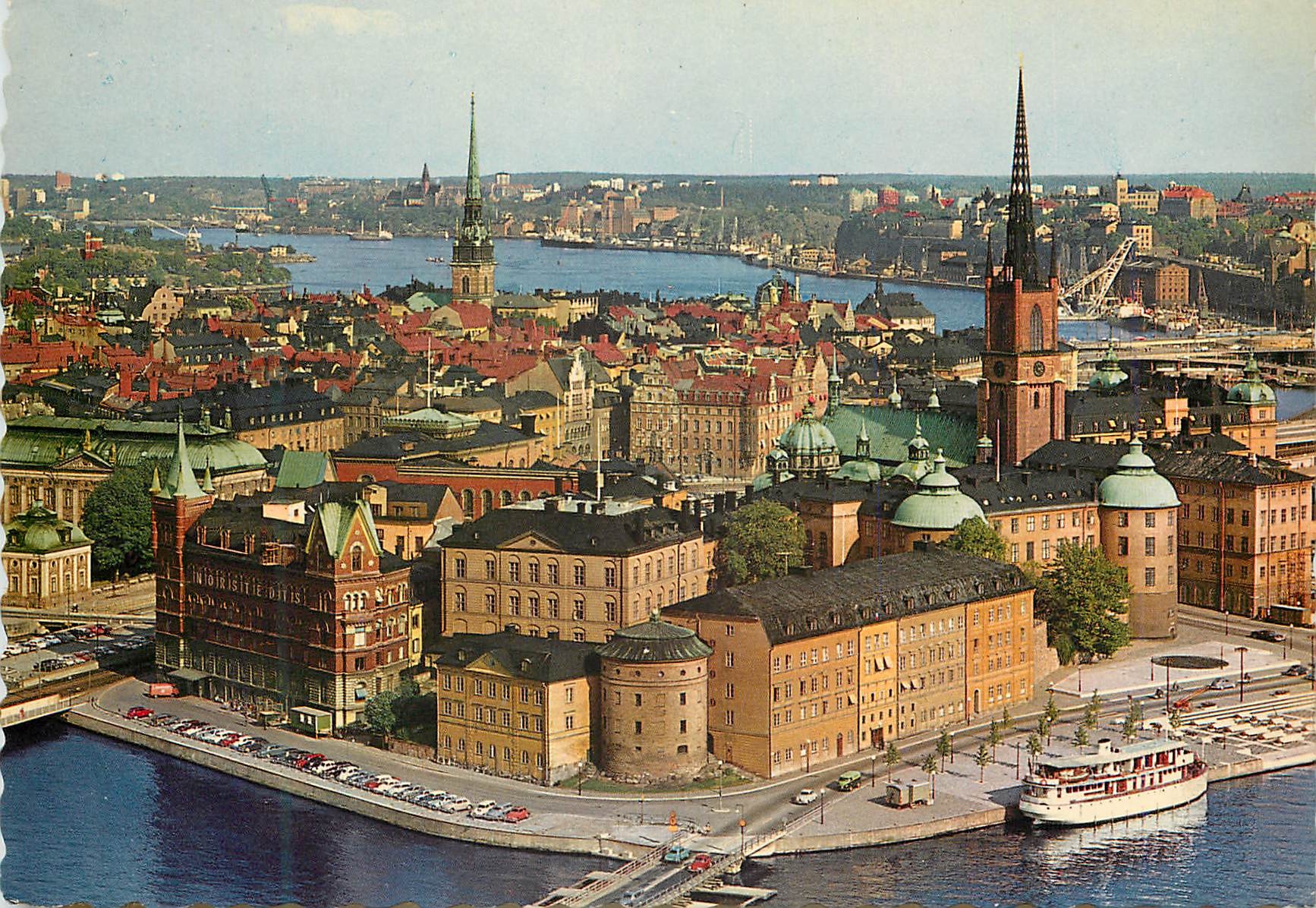 CPM Stockholm view of riddarholmen from the tower of the town hall