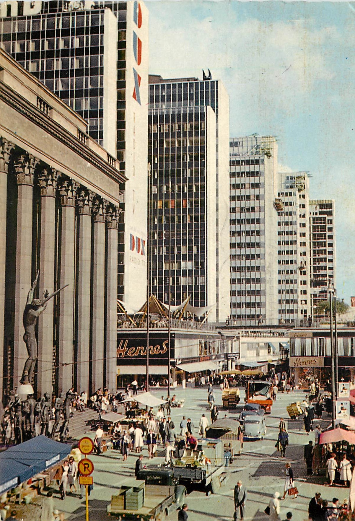 CPM Stockholm hotorget med hoghusen