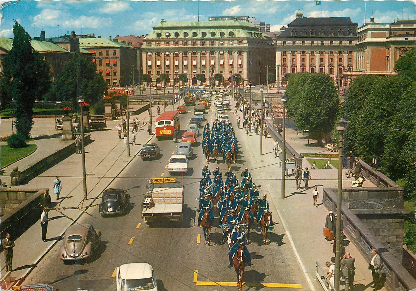 CPM Stockholm the north bridge and the royal guard