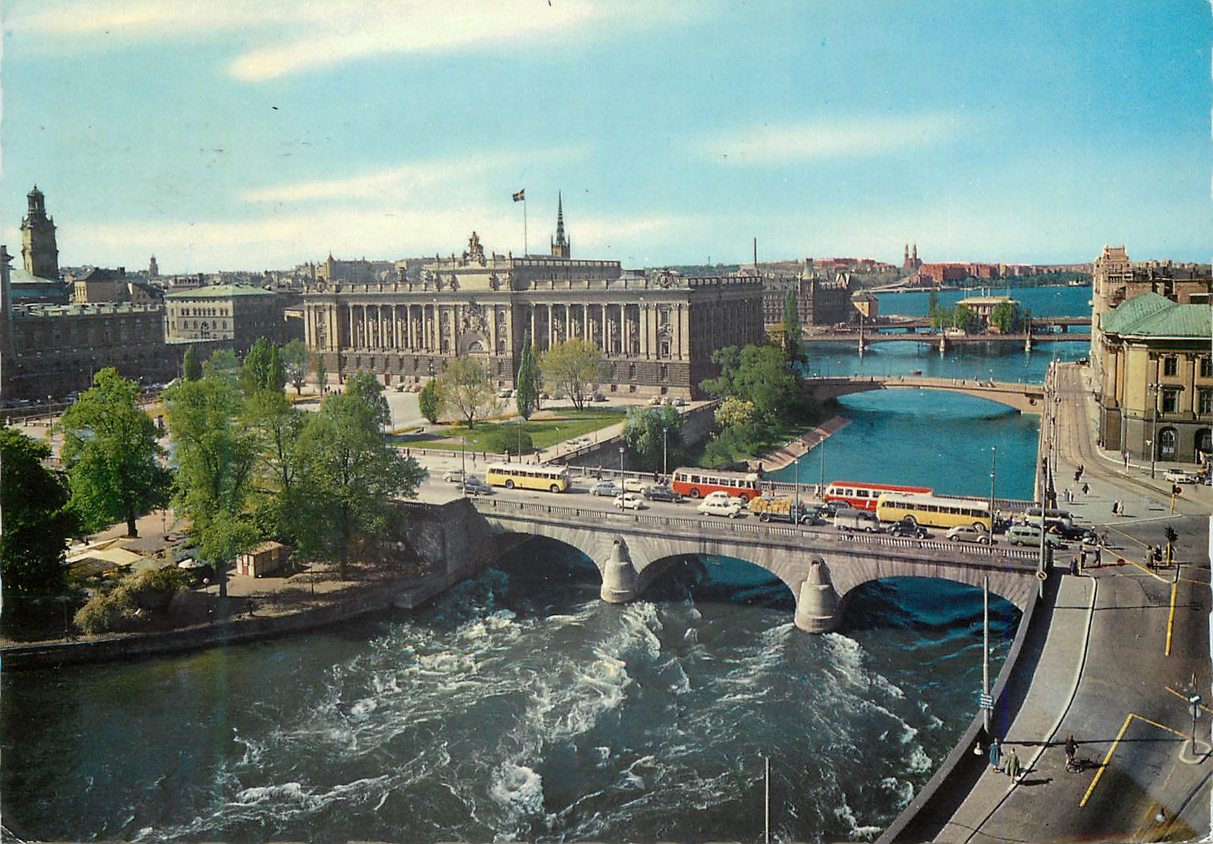 CPM Stockholm norrstrom med riksdagshuset
