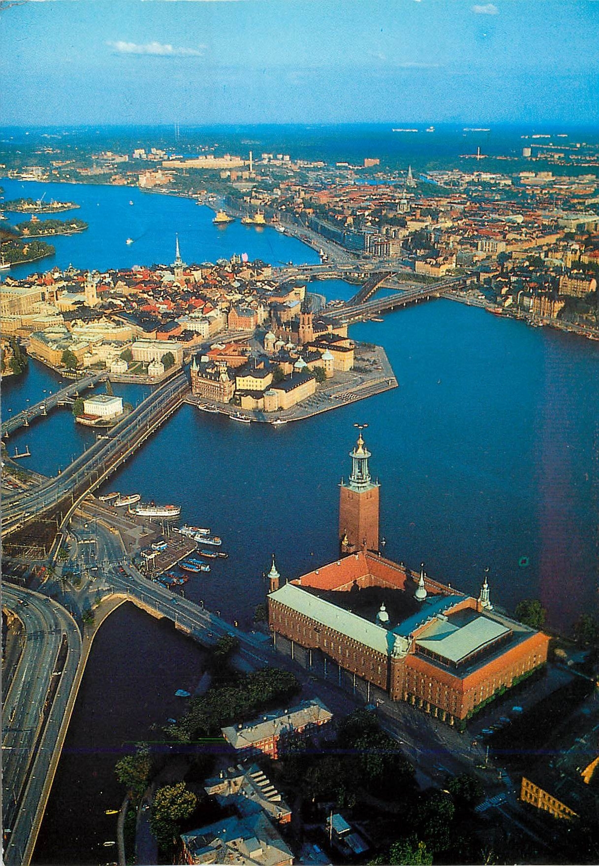 CPM Stockholm the town hall and the old town