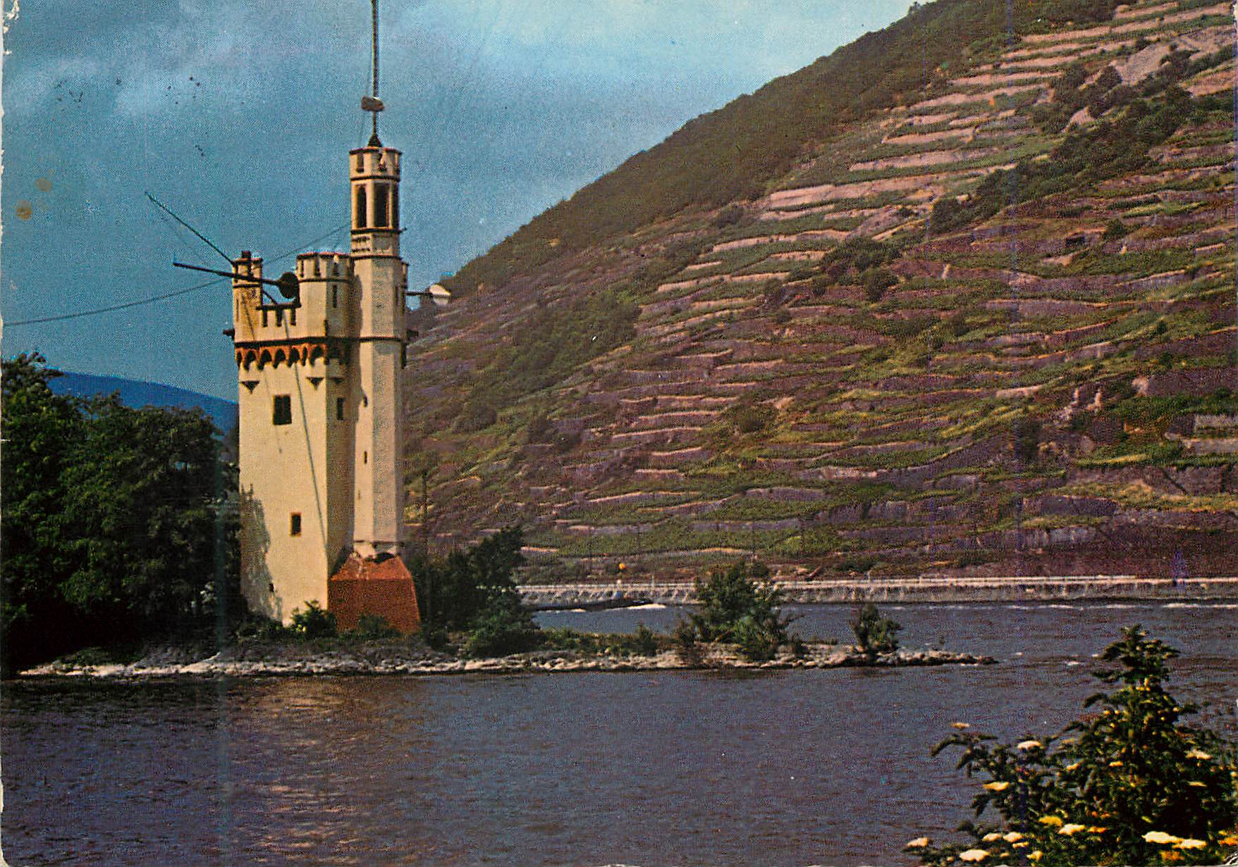 CPM Le rhin mausturm (tour aux souris)
