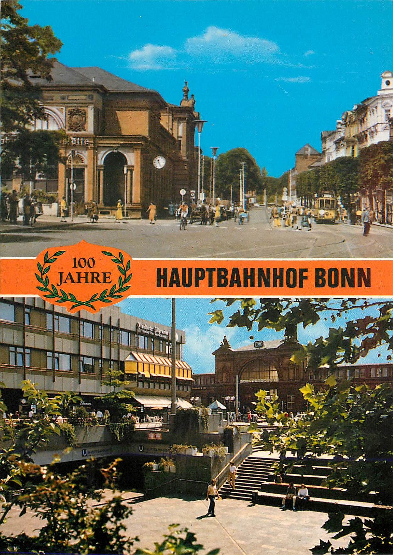 CPM Hauptbahnhof Bonn grundsteinlegung 1883 fertigstellung 1884 inbeetriebnahme 1885