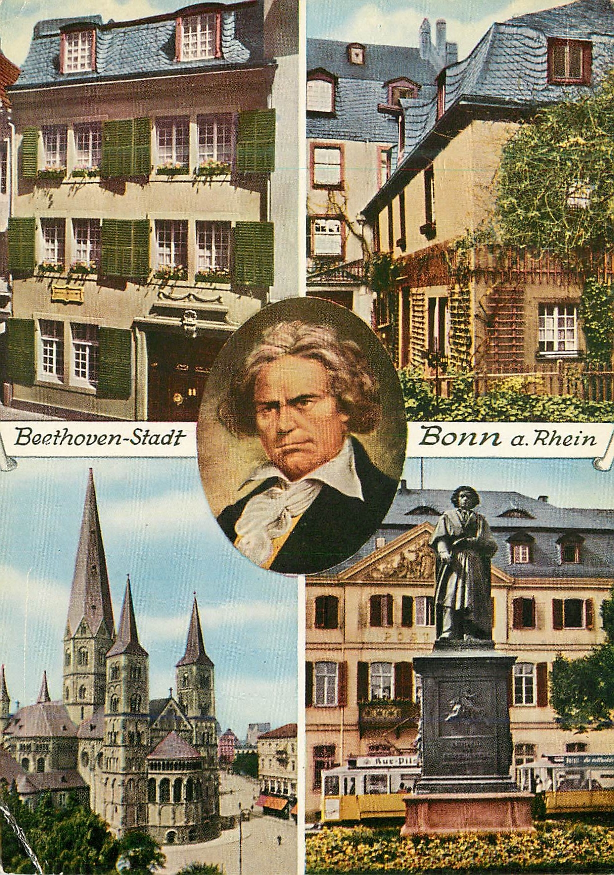 CPM Grube aus bonn am Rhein greetings from bonn on the rhine