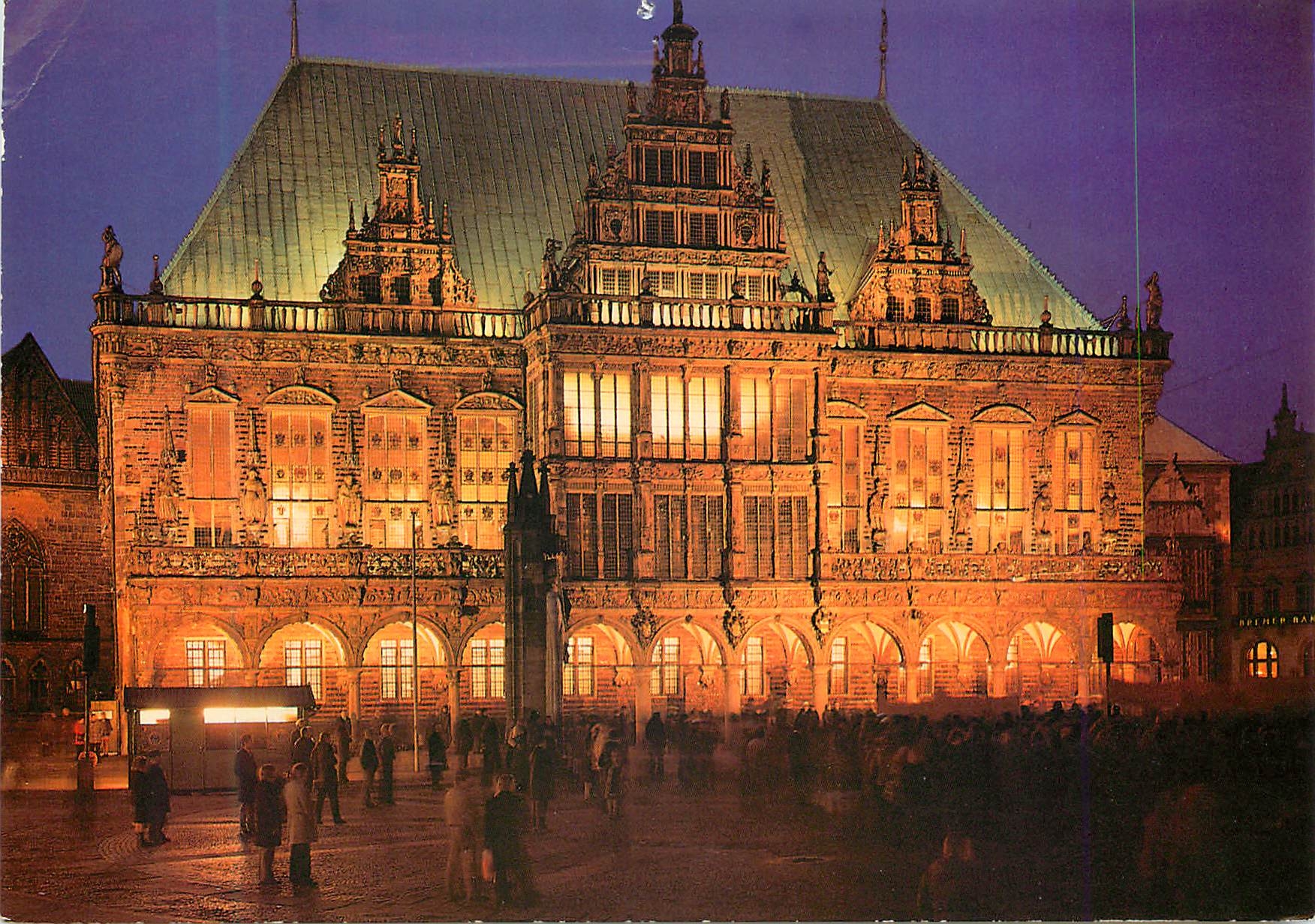 CPM Bremen freie hansestadt rathaus bei nacht