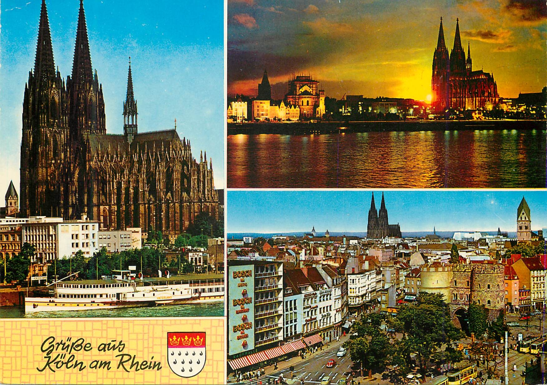 CPM Kol am Rhein dom rheinufer mit dom hohnentor
