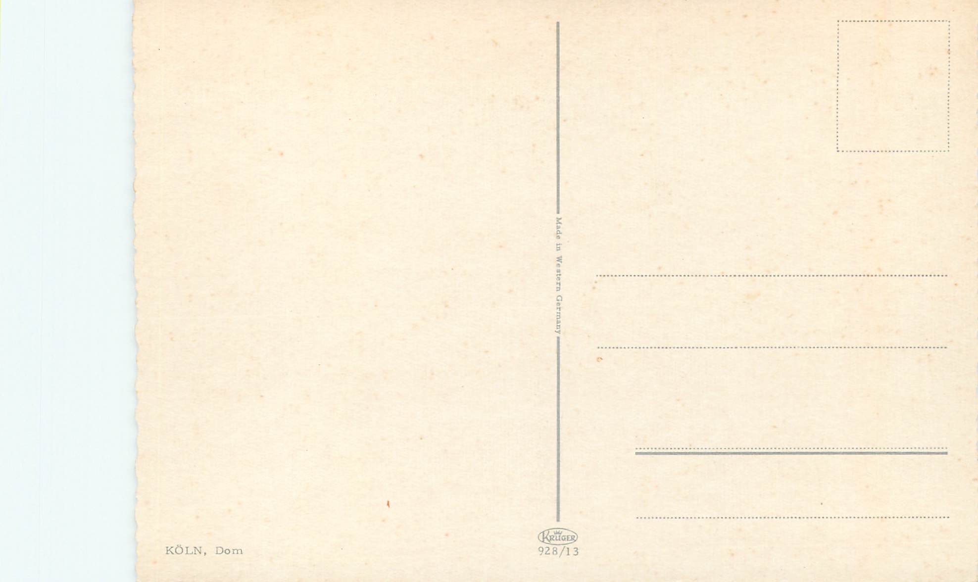 CPM Koln — Verso