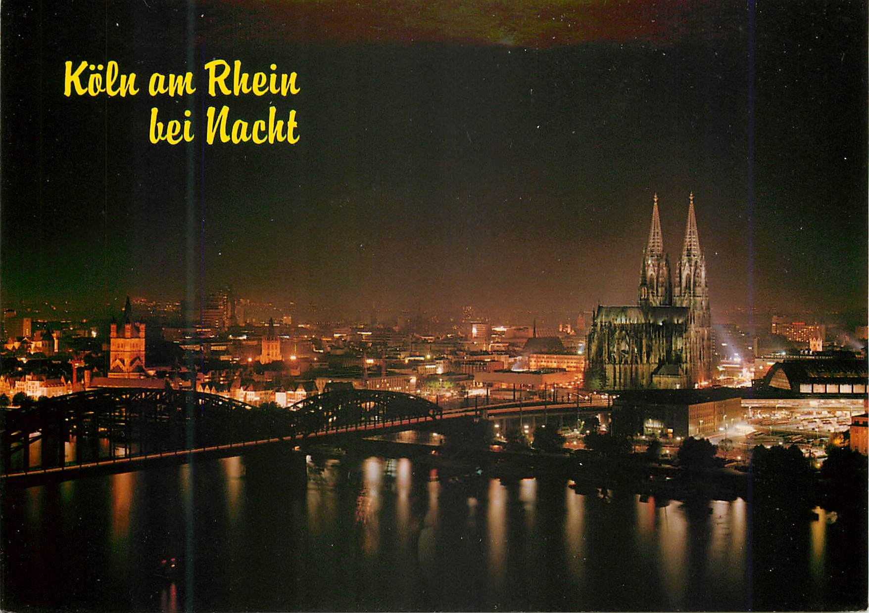 CPM Koln am rhein bei nacht