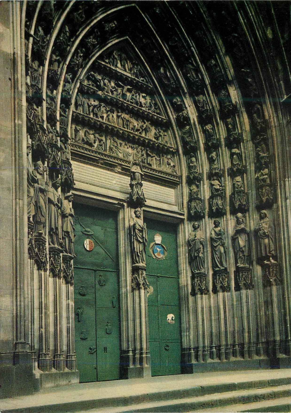 CPM Koln Dom Sudportal Cologne Cathedrale Portail du Sud