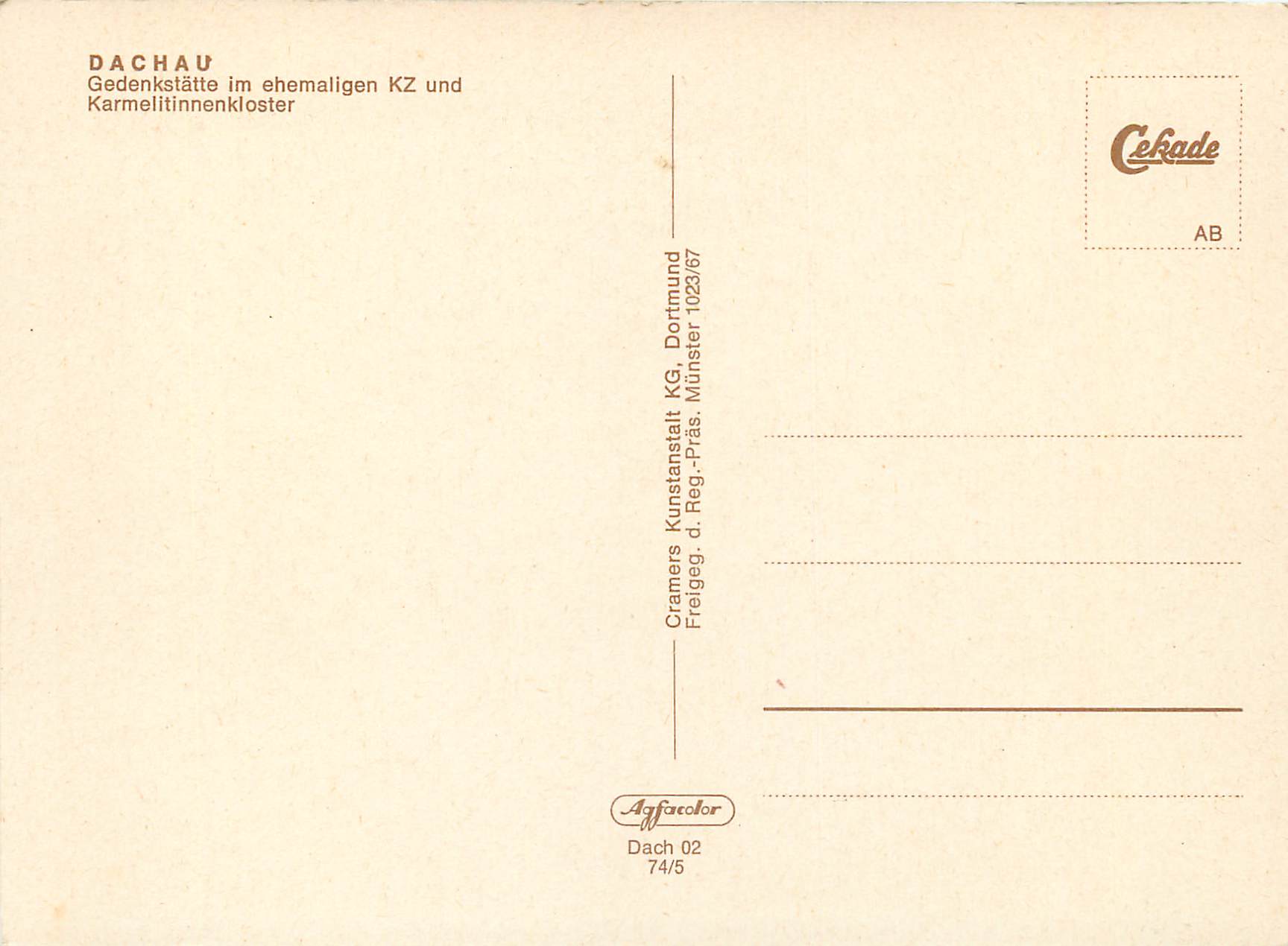 CPM Dachau — Back