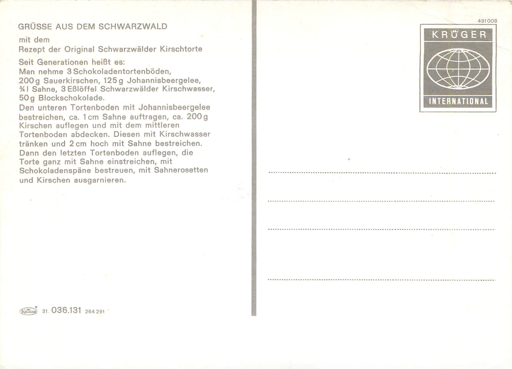 CPM Schwarzwald — Rückseite