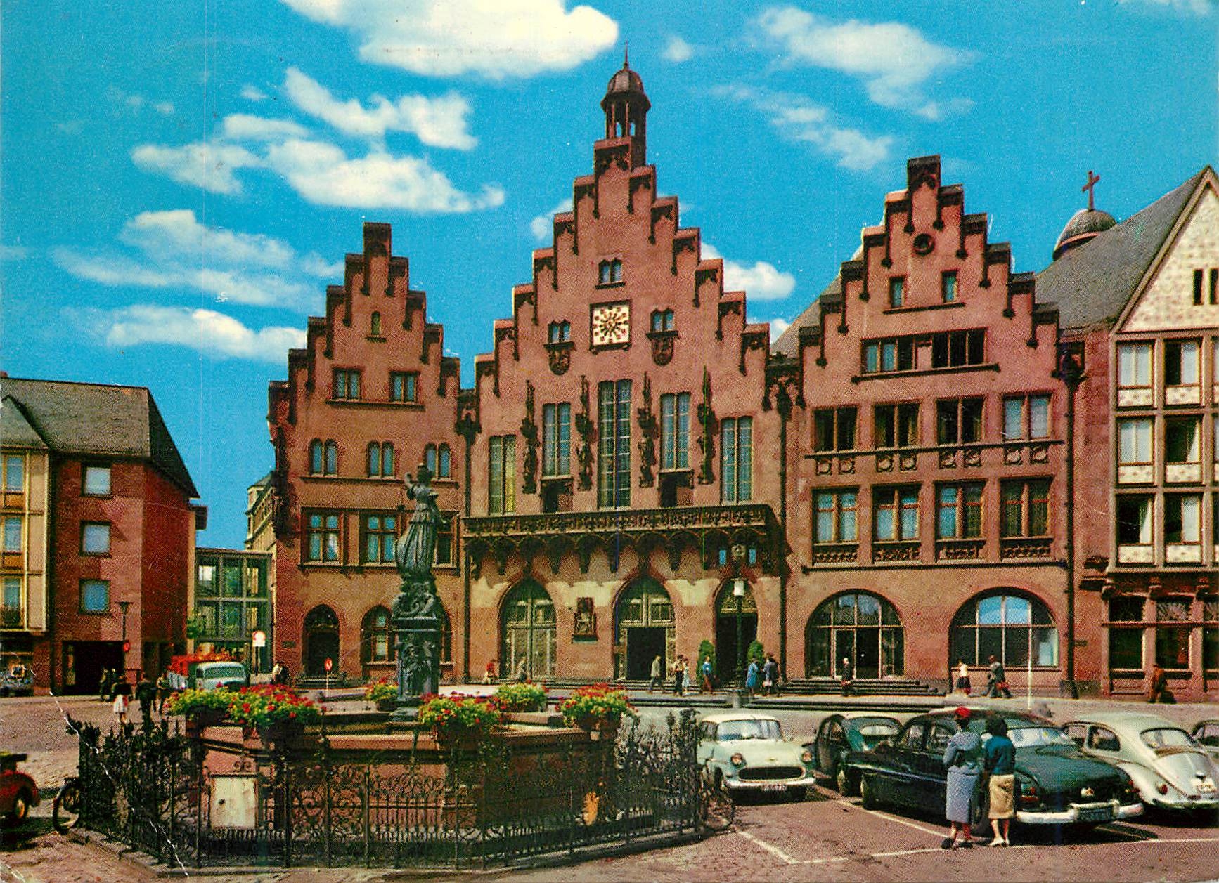 CPM Frankfurt Am Main Romer und Gerechtigkeitsbrunnen