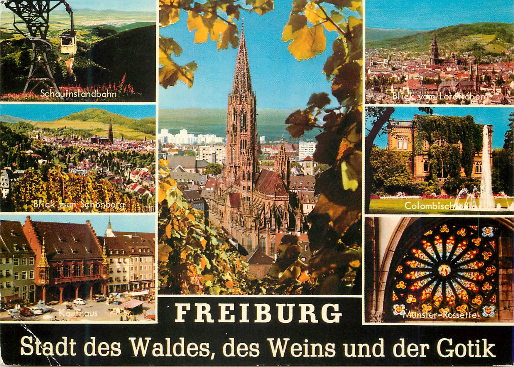 CPM Freiburg Stadt des Waldes des Weins und der Gotik