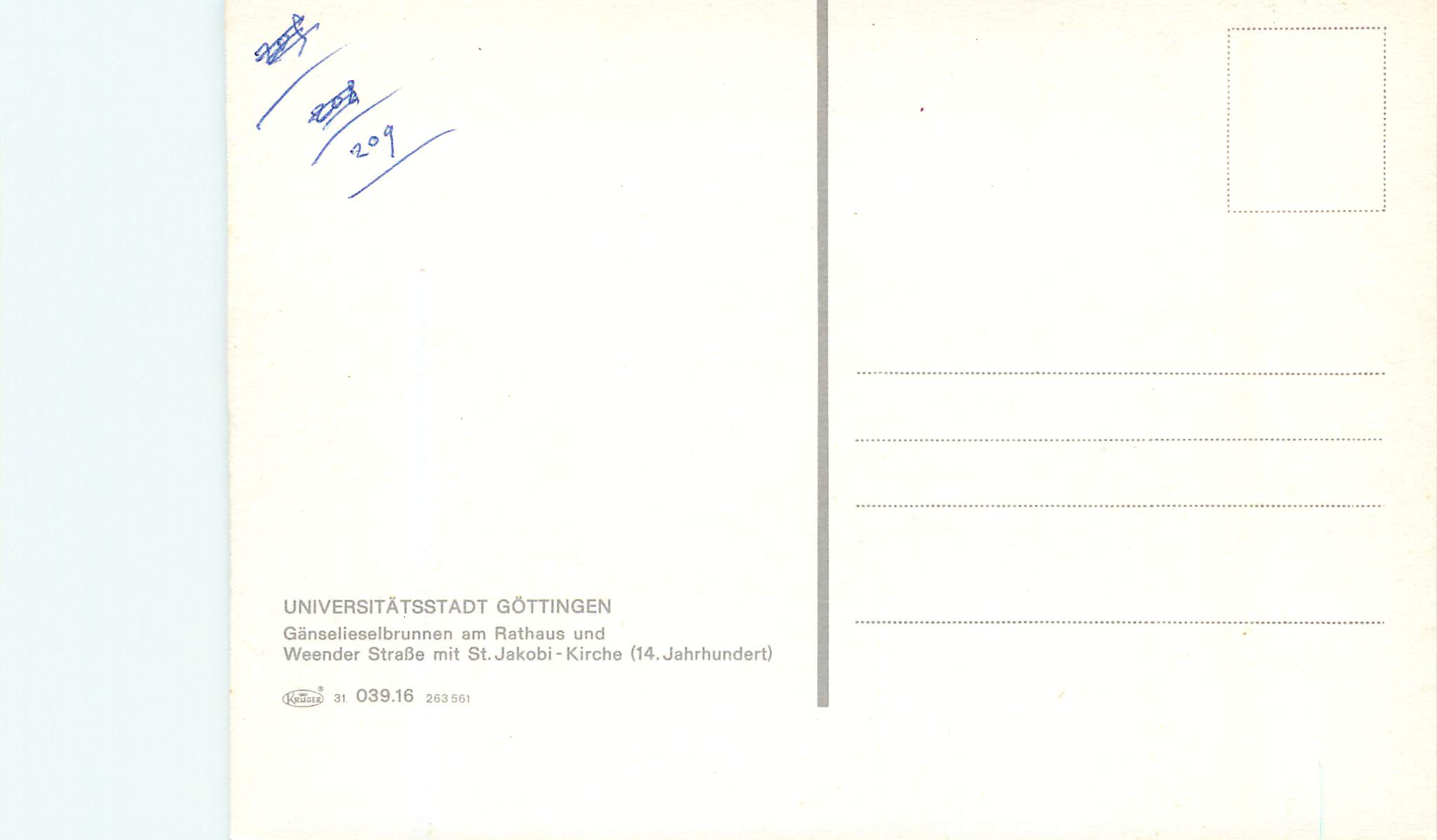 CPM Gottingen — Rückseite