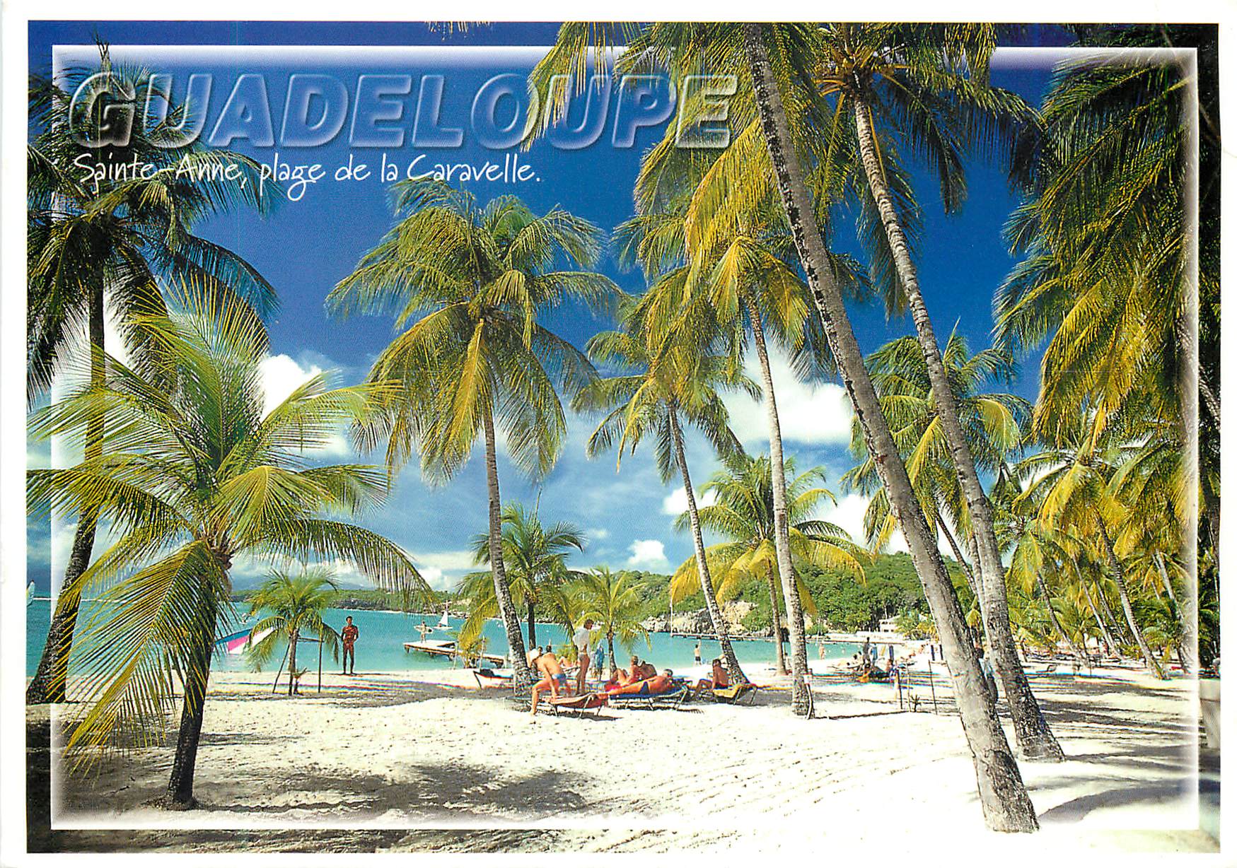 CPM Guadeloupe Sainte-Anne plage de la Caravelle
