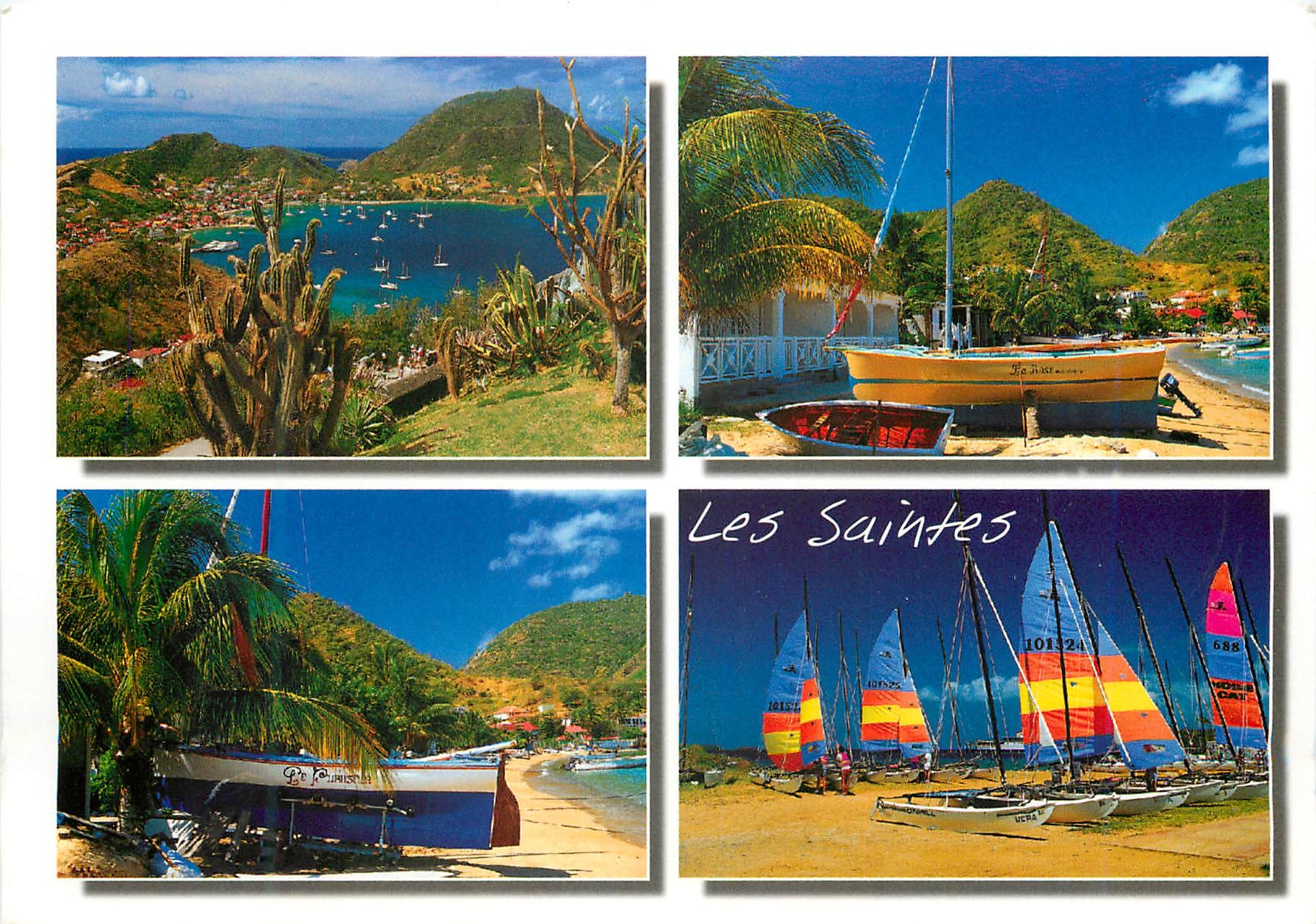 CPM Les Saintes Terre-de-Haut Antilles Francaises Bourg et rade du fort natpoleon