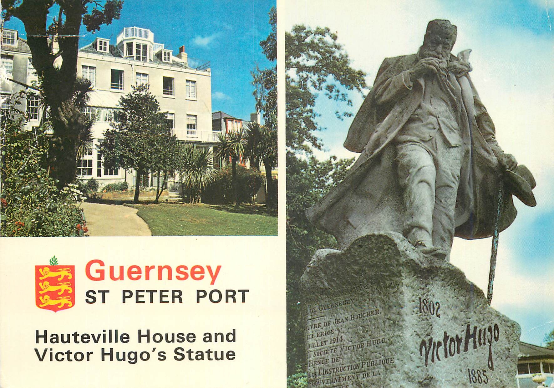 CPM Guernsey St Peter Port Victor Hugo's Statue
