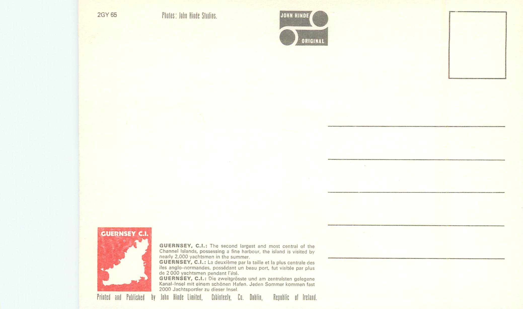 CPM Guernsey — Rückseite