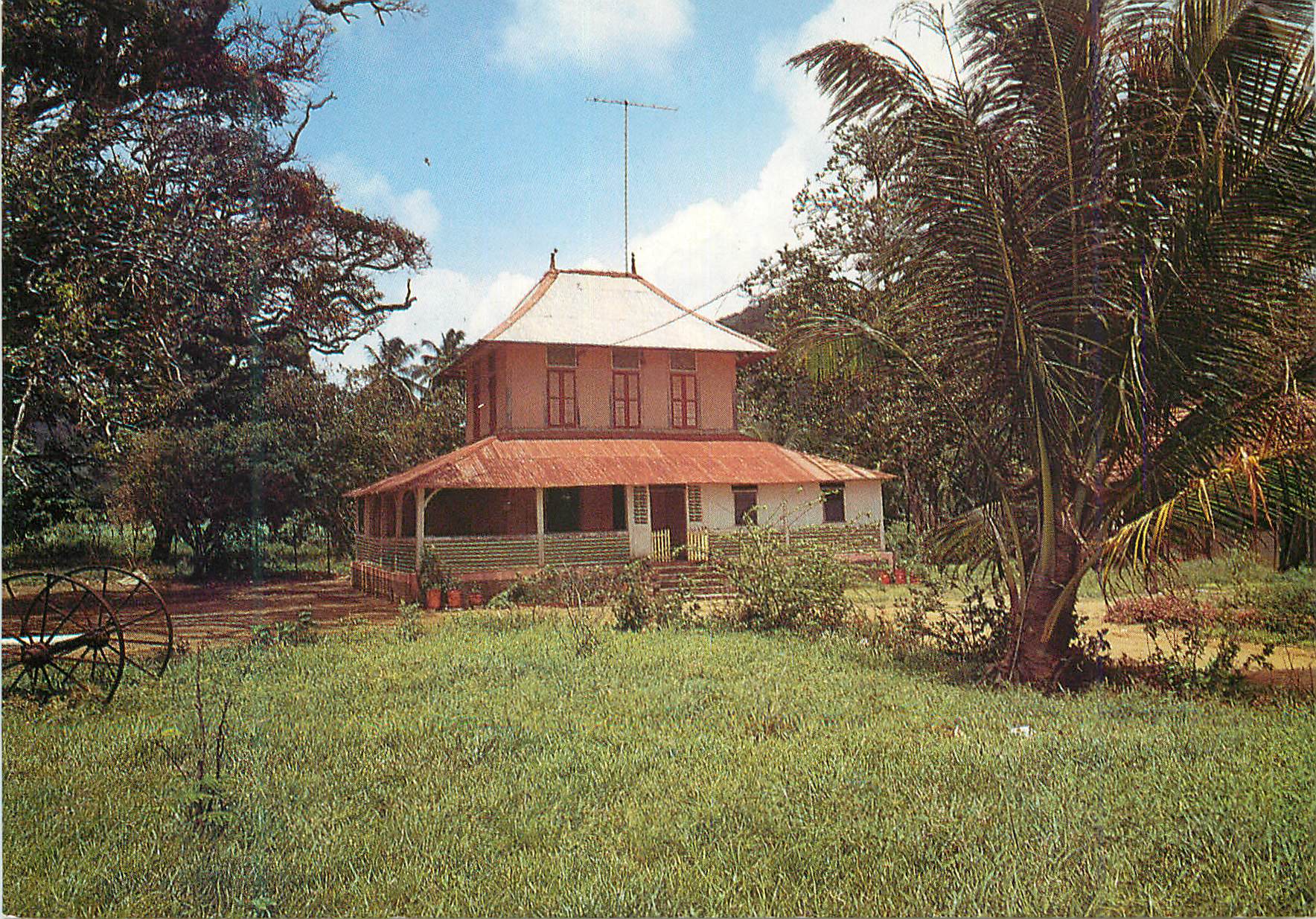 CPM Guyane Francaise St-Laurent du Marorin Maison coloniales