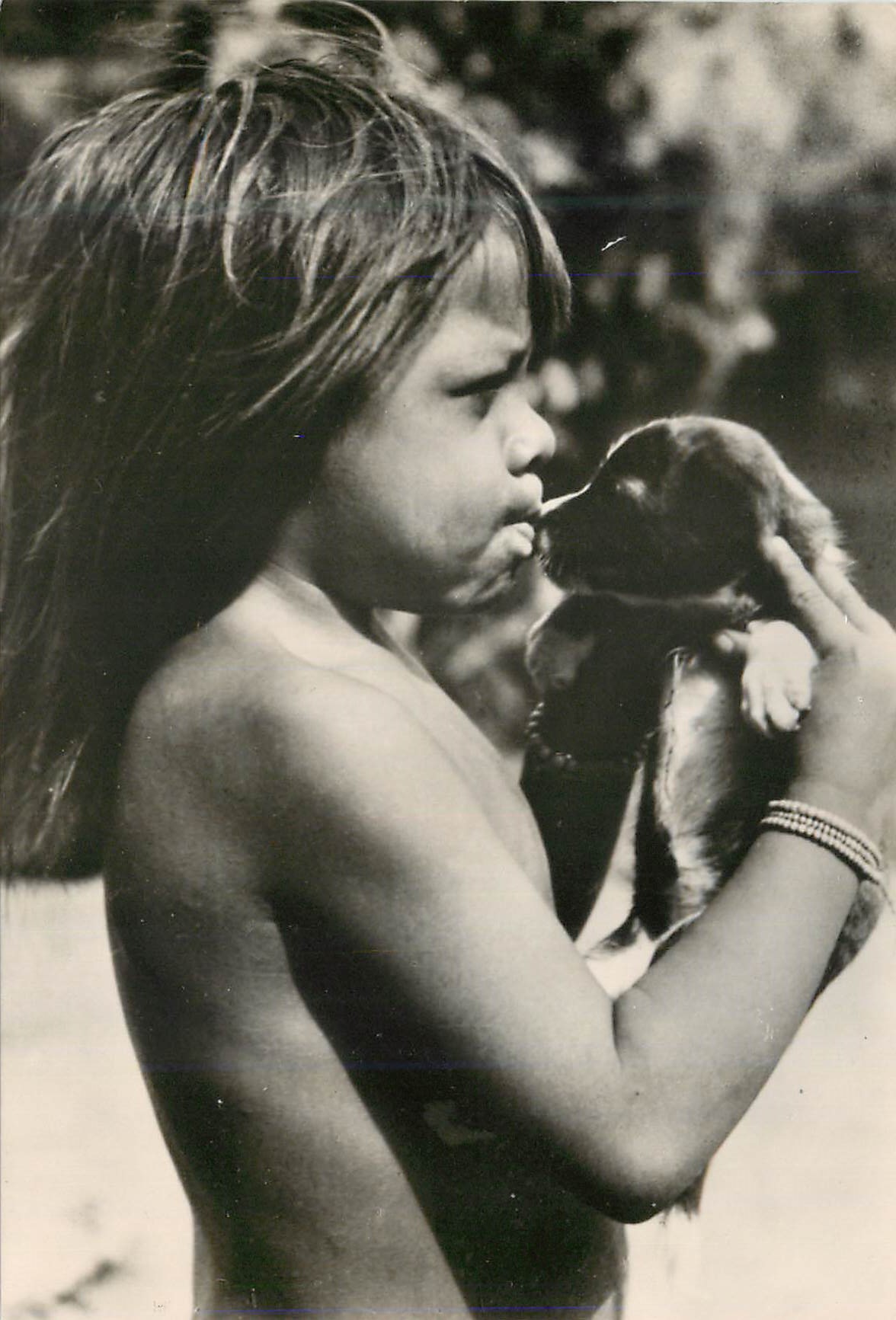CPM Guyane Francaise Parana Enfant Oyana