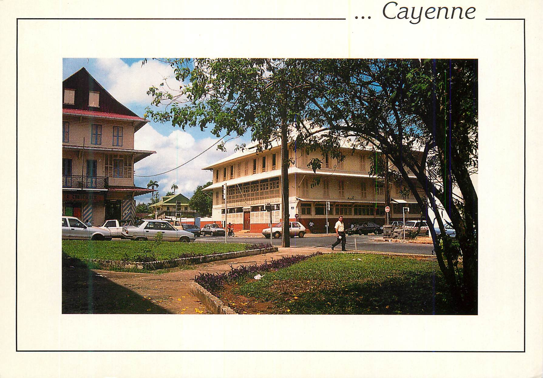 CPM Guyane Francaise Cayenne Rue Lallouette