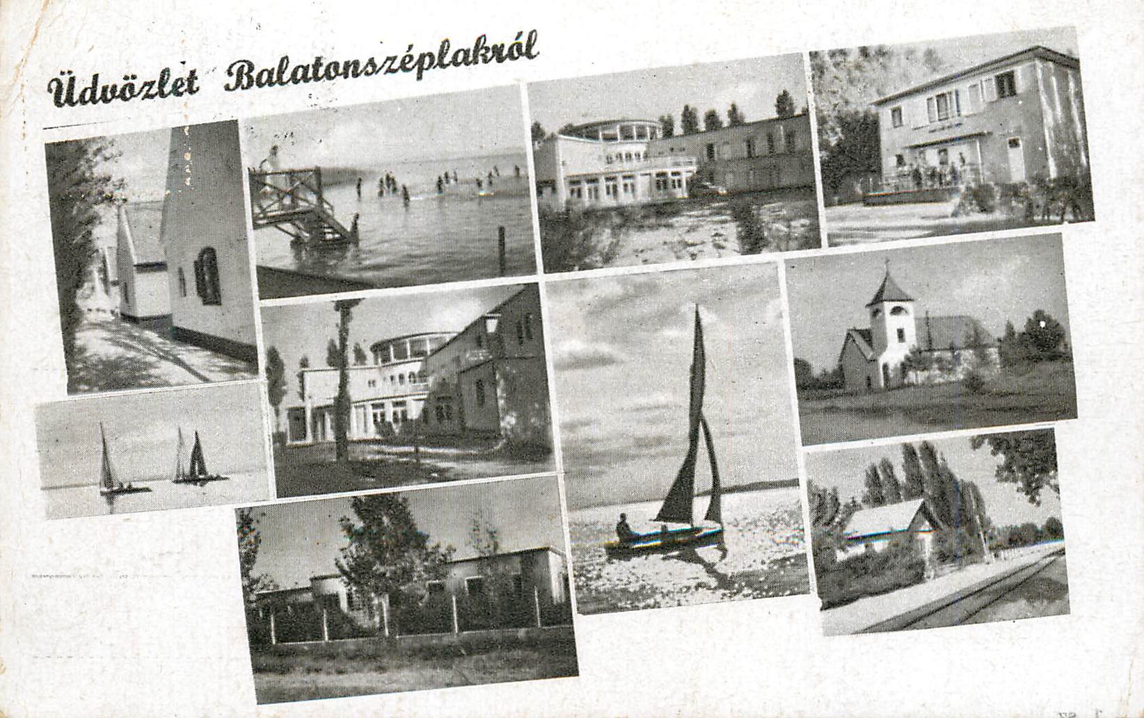 CPA Udvoslet Balaton szeplakvol