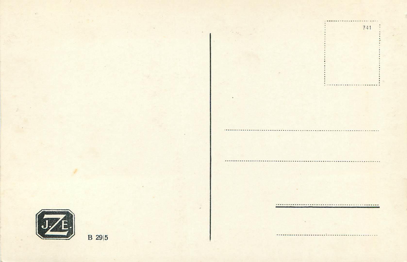 CPA Eger Schwarzer Turm — Verso