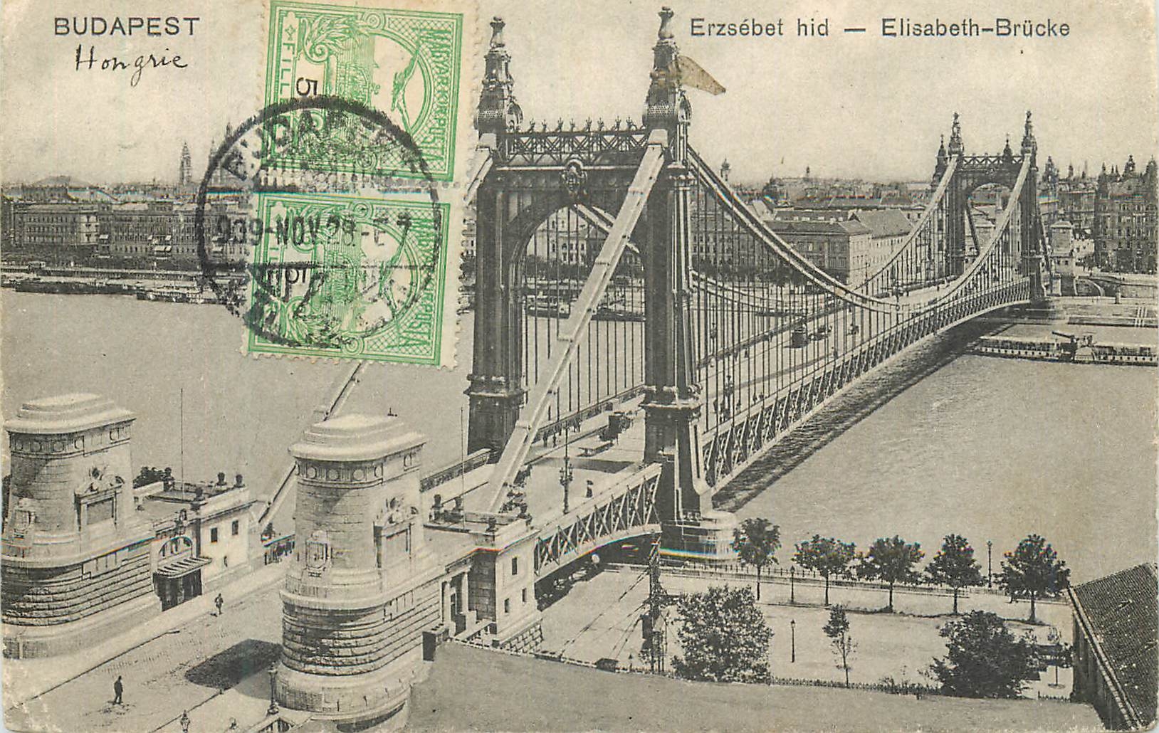 CPA Budapest Elisabeth Brucke