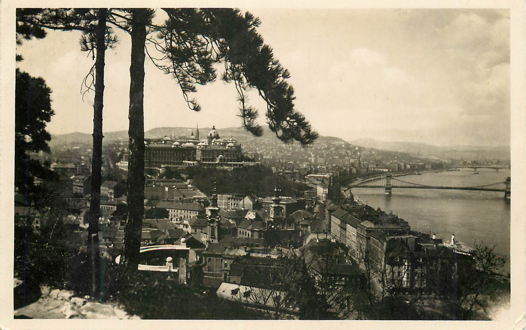 CPA Budapest Vue du mont St Gerard