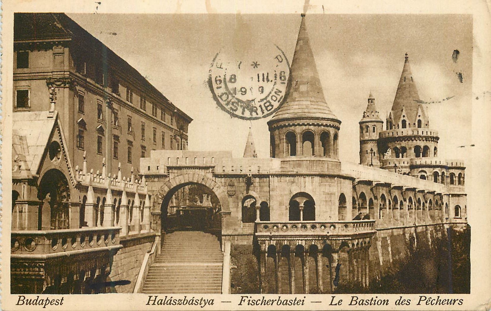 CPA Budapest Le Bastion des Pecheurs