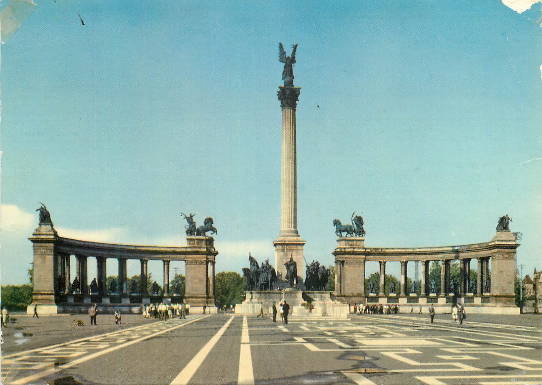 Budapest. Millennium Memorial — éditeur Képzőművészeti Alap Kladóvállalat, n° I.-502/672-N