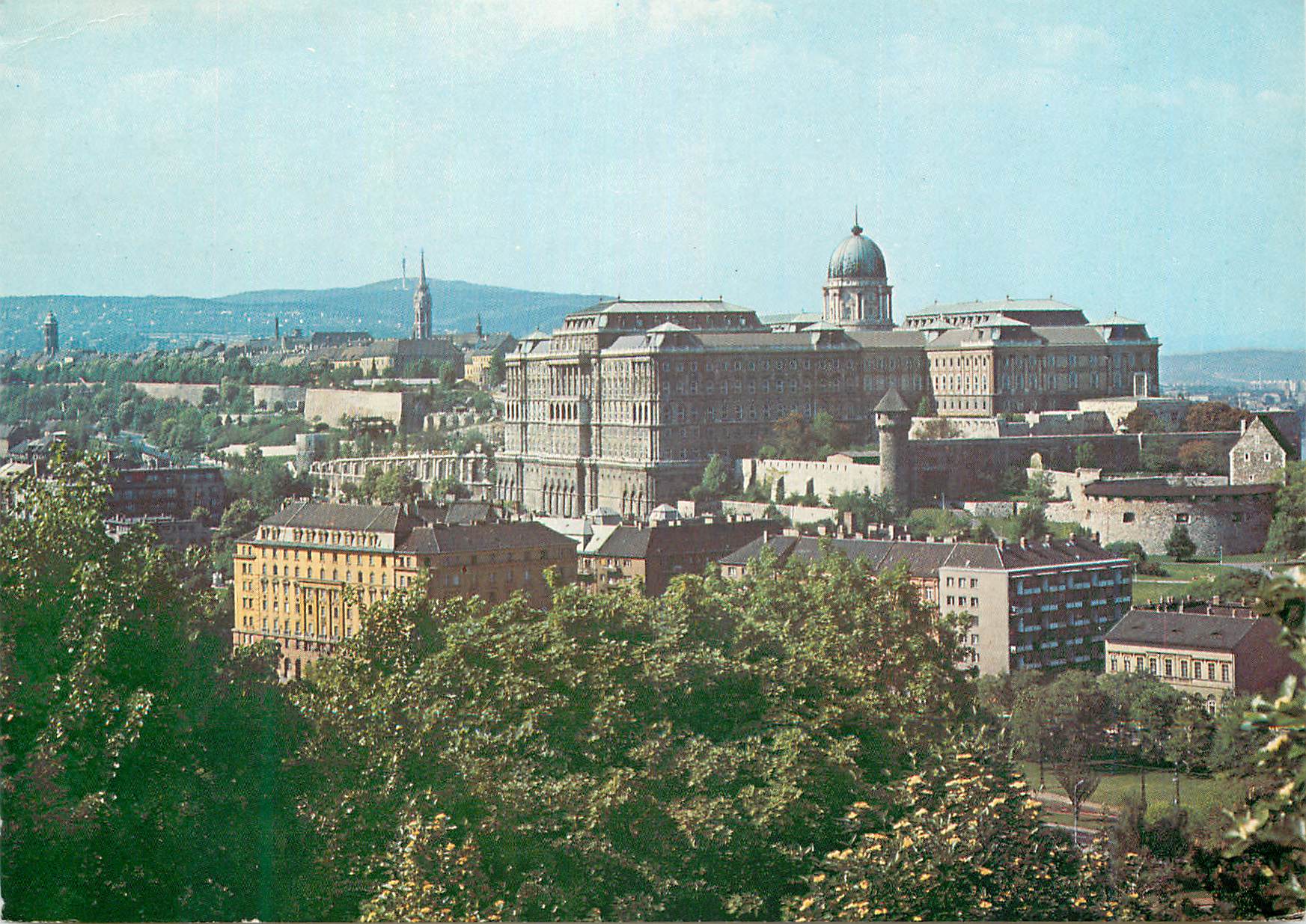 CPM Budapest View with Castle of Buda