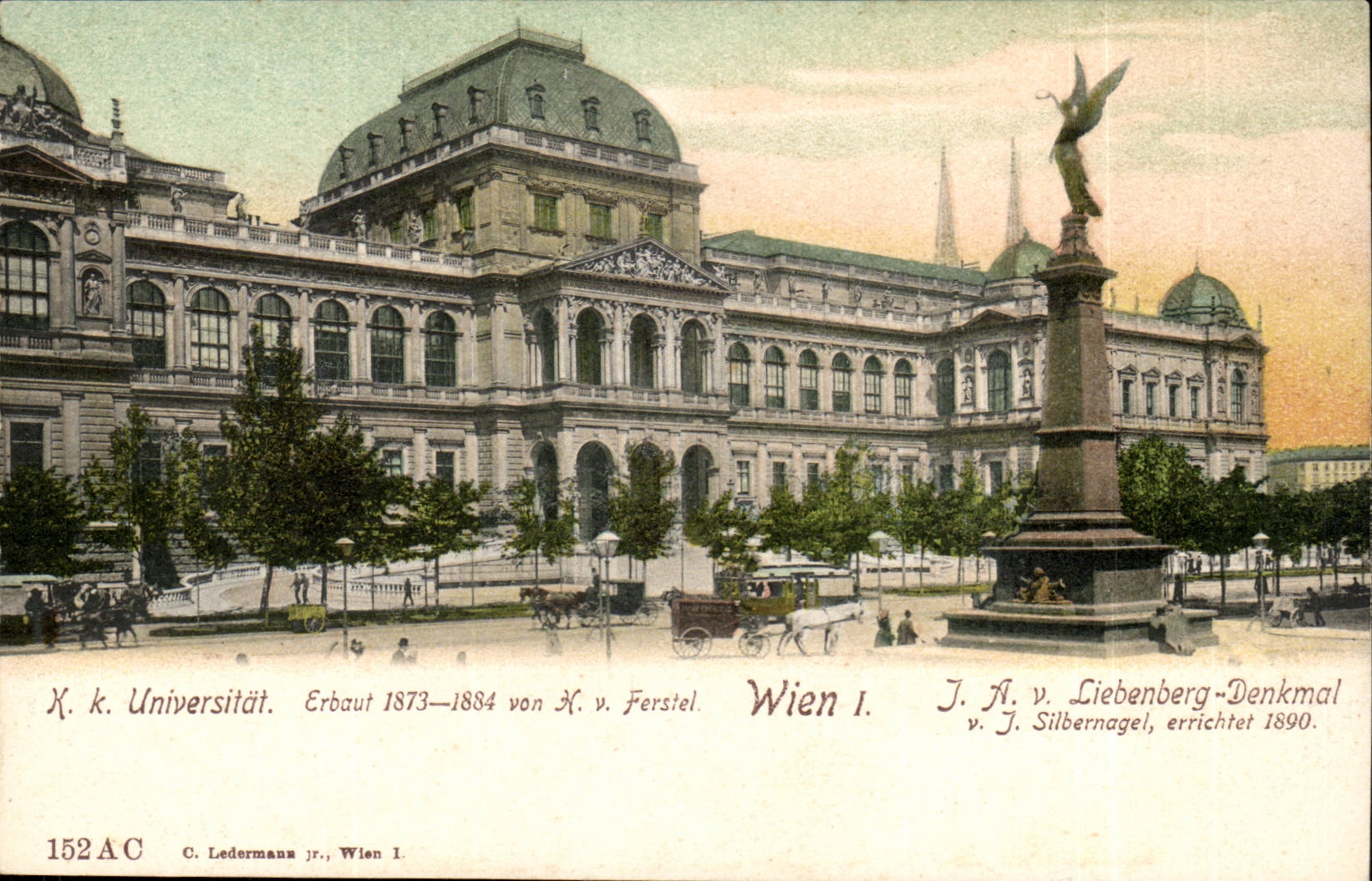 Vienne Wien - Austriche - Austria - Universitat Erbaut 1873 1884 - CPA 