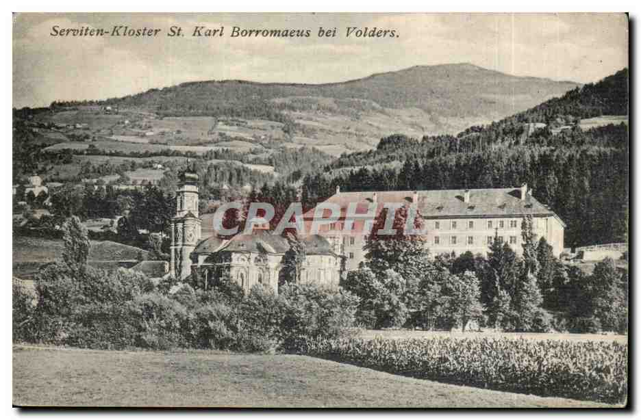 Austria - Austriche - Serviten Kloster St Karl borromaeus bei Volders - CPA 