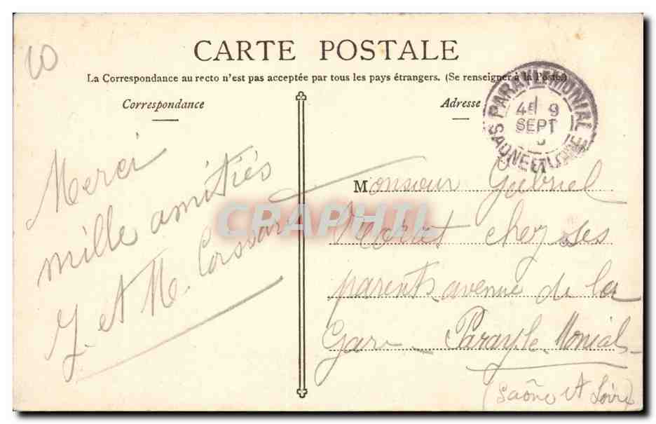 Isere - Grenoble - Quai Perriere Ste Marie Haut et le Fort de la Bastille - CPA  — Rückseite
