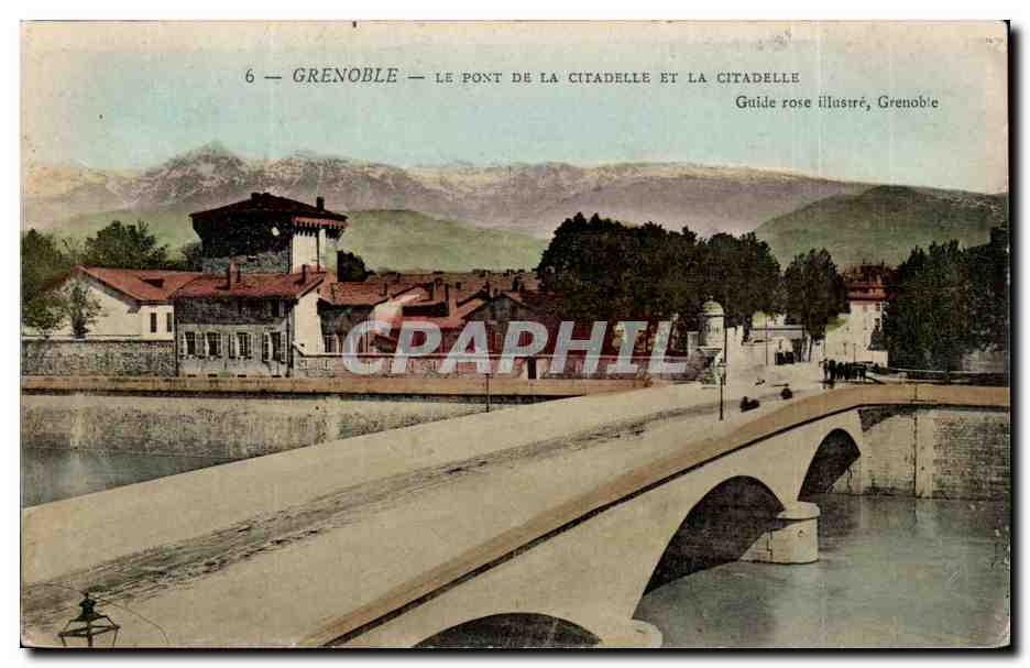 Isere - Grenoble - Le Pont de la Citadelle et la Citadelle - CPA 