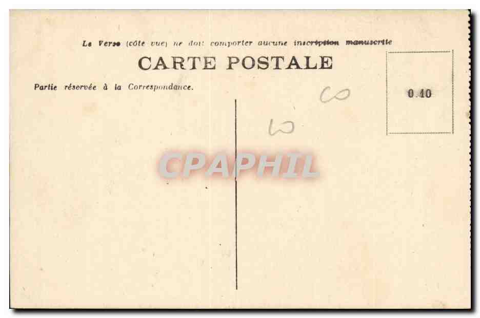 Grenoble — L'Hôtel de Ville et son Jardin — Ancha A. V. — n° 034 — Verso