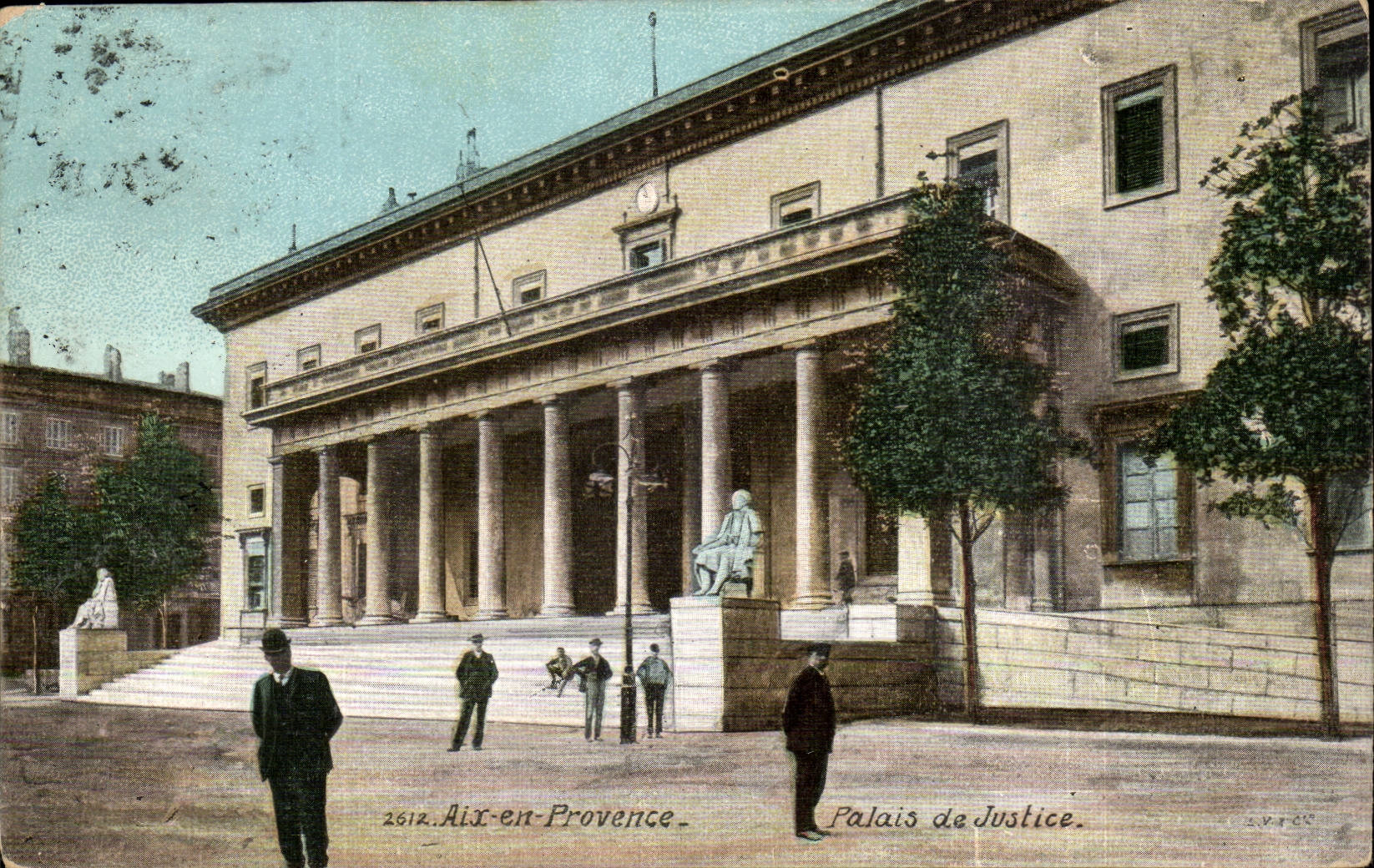Aix-en-Provence — Palais de Justice — éditeur L. P. N. n° 2612