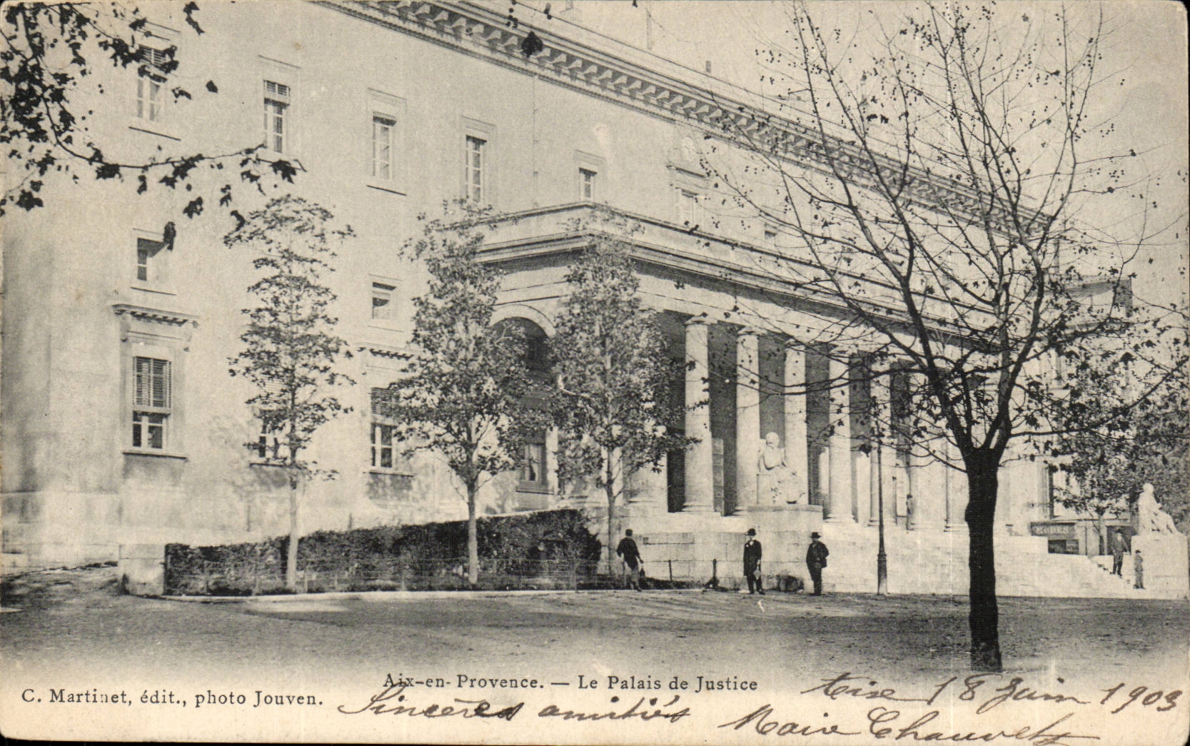 Aix en Provence - Le Palais de Justice- CPA 