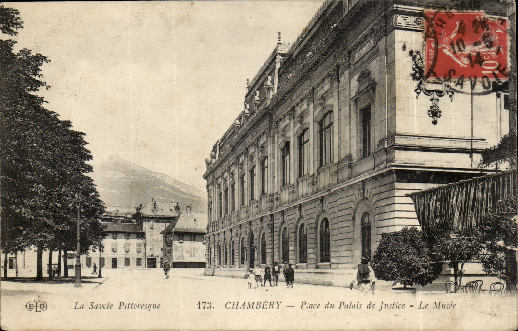 Le Savoie Pittoresque - Chambery Place de la Palais de Justice - CPA 