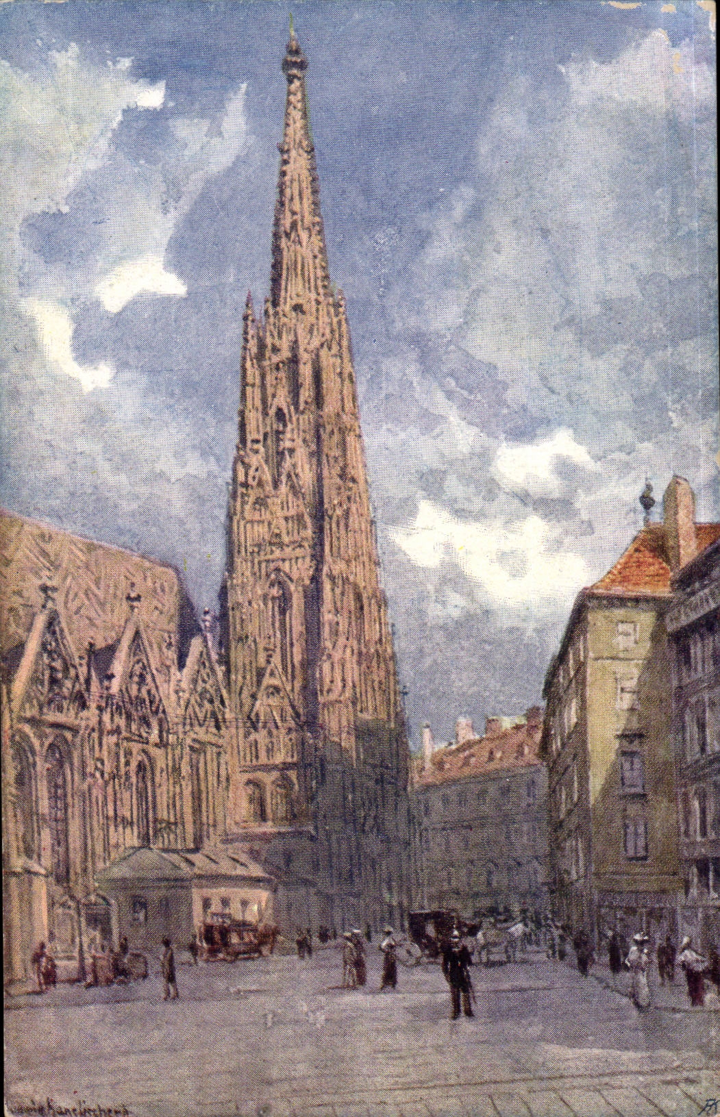 Vienne Wien - Austriche - Austria Stephanplatz - CPA 