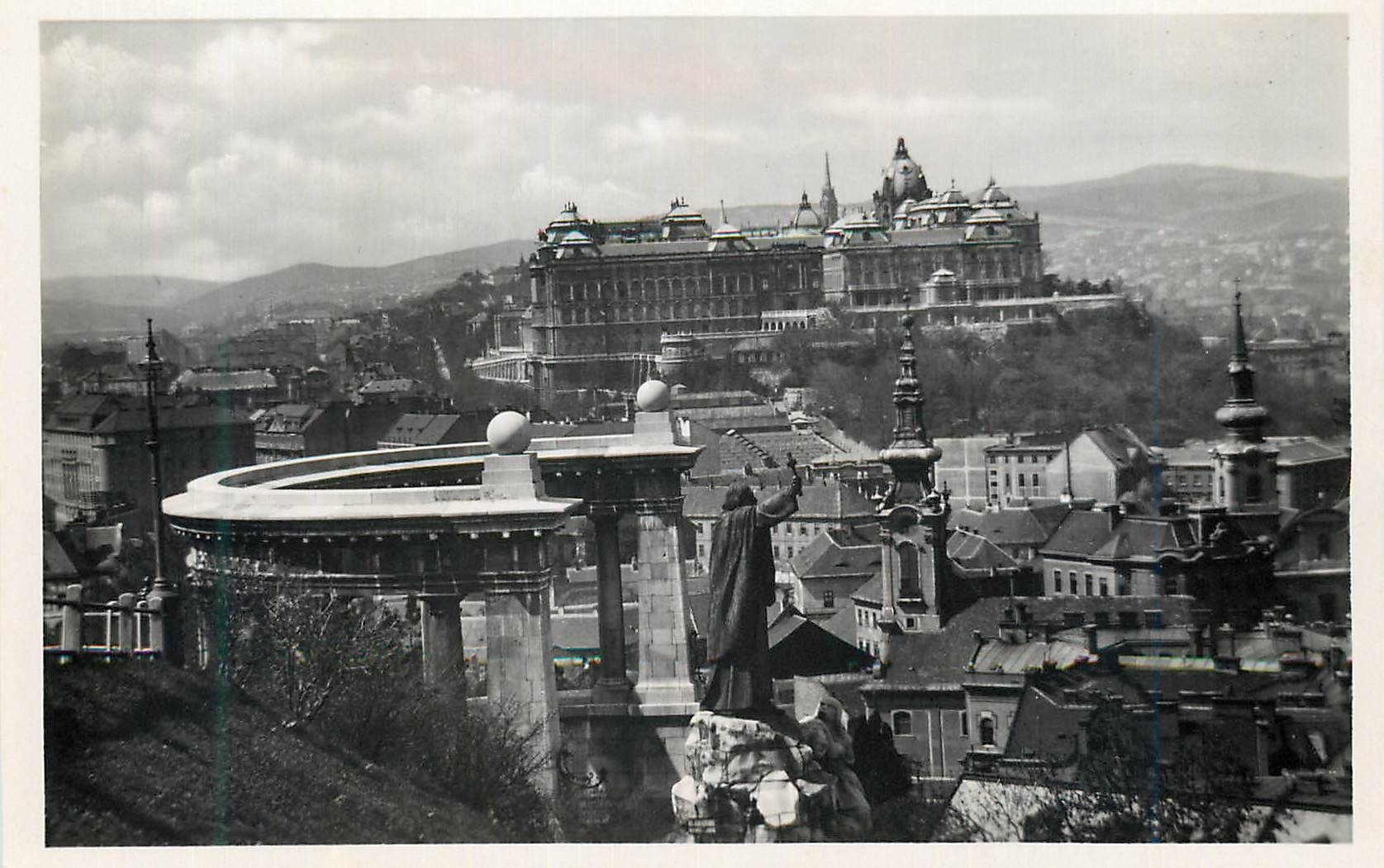 CPM Budapest vue du mont st gerard